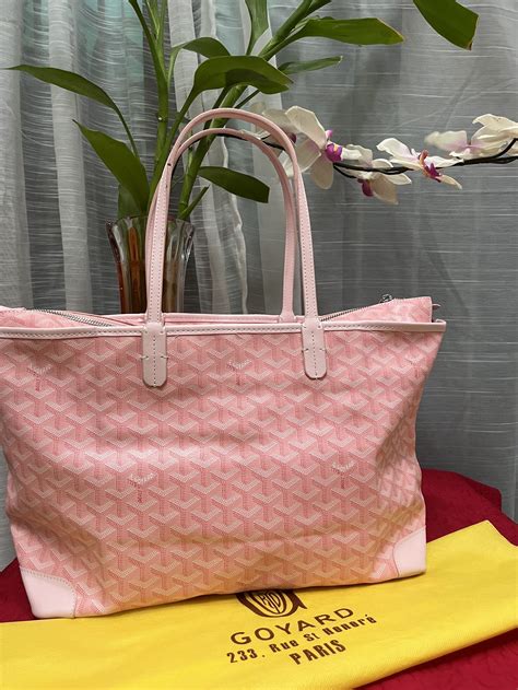 tote pink goyard bag|goyard tote price.